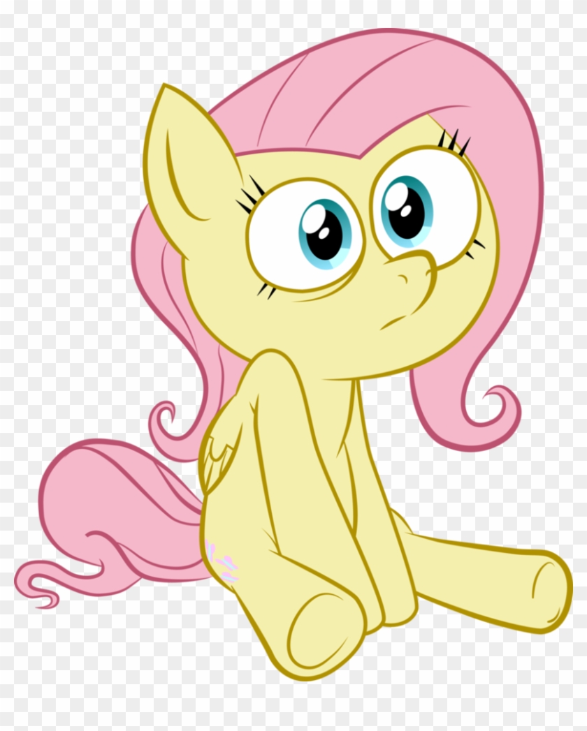 Fanmade Sitting Fluttershy Vector By Termi92 - My Little Pony Fluttershy Sitting #1322310