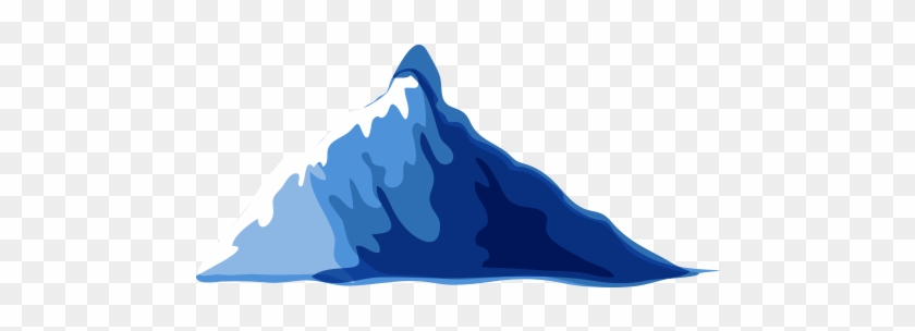 Blue Mountain Cartoon - Blue #1322364