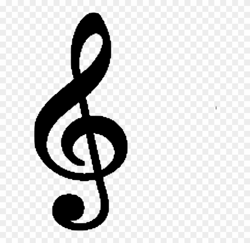 Musical Note Royalty-free Clip Art - Treble Clef #1322425
