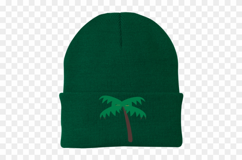 Palm Tree Emoji Cp90 Port Authority Knit Cap - Beanie #1322581