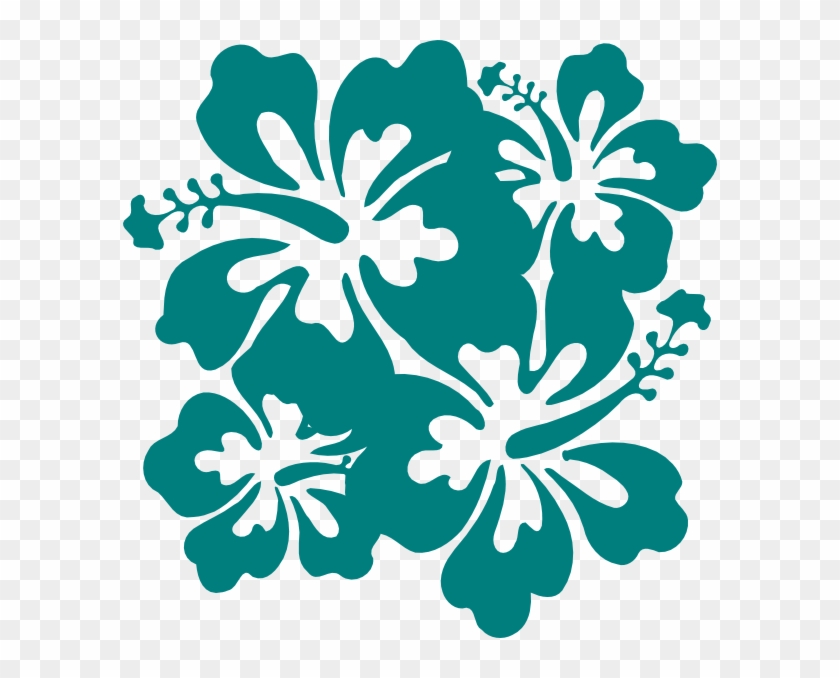 Hibiscus Clipart Teal - Hawaii Flower #1322590