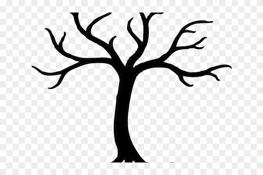 Spooky Tree Clipart - Git Tree And Branch #1322661