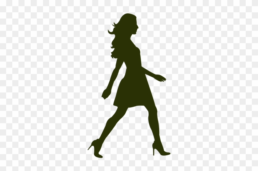 Female Walking - Black And White People Photoshop #1322662