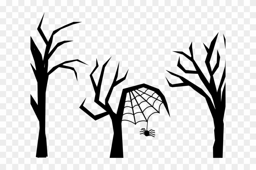 Spooky Tree Clipart - Drawing #1322664