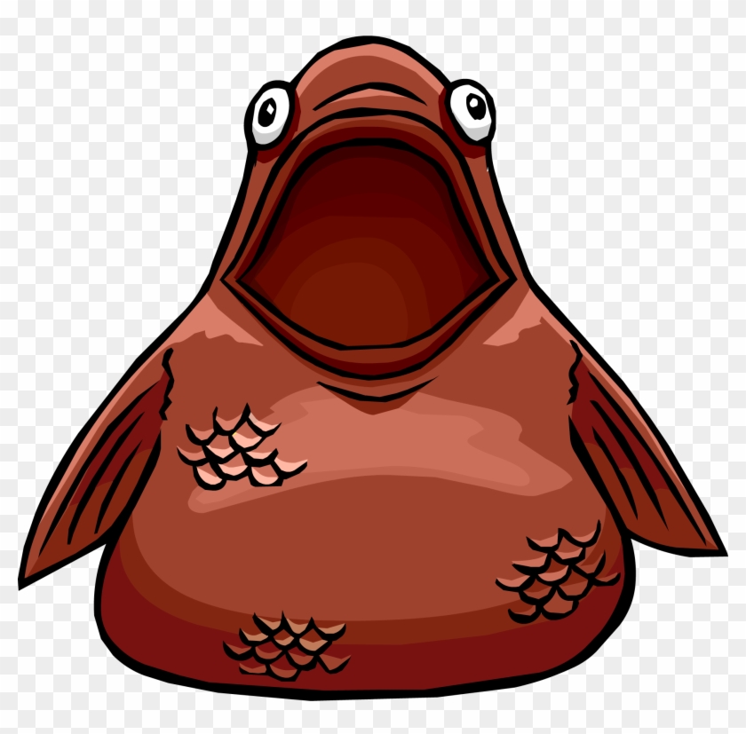 Wise Fish Costume - Red Fish From Club Penguin #1322806