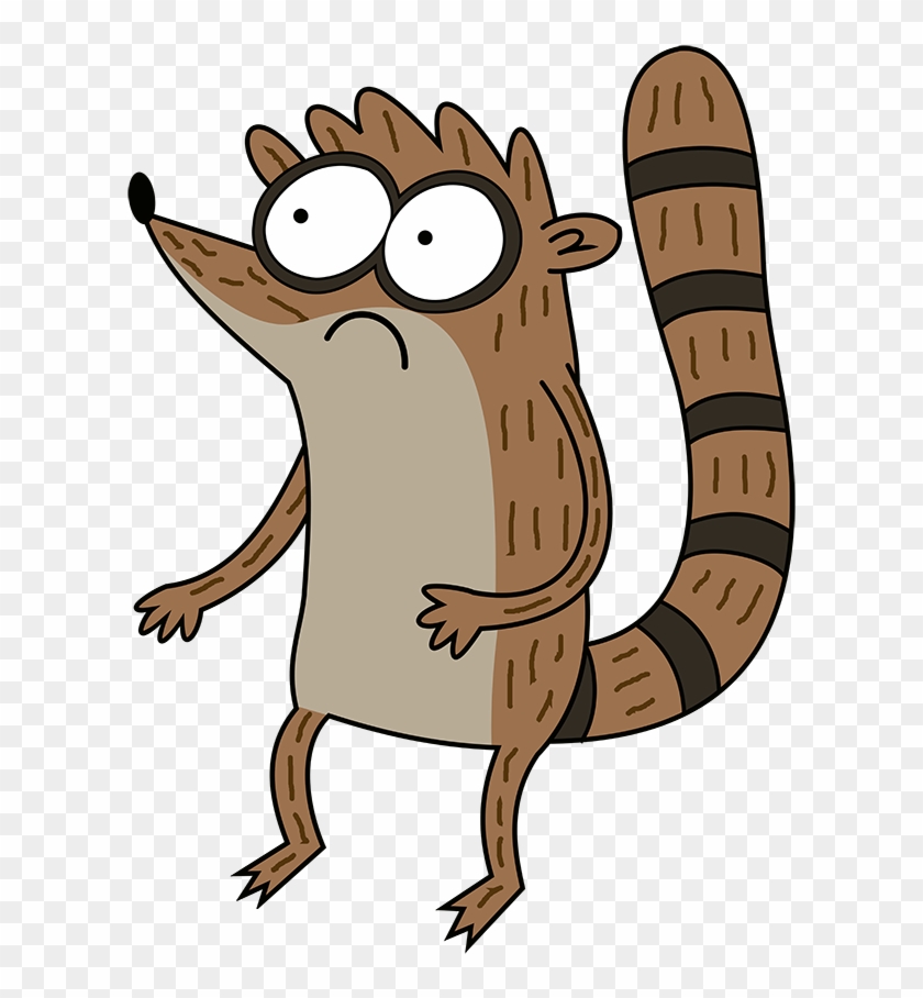 File History - Rigby Cool The Regular Show Cartoon Tv Series Art 32x24 #1322807