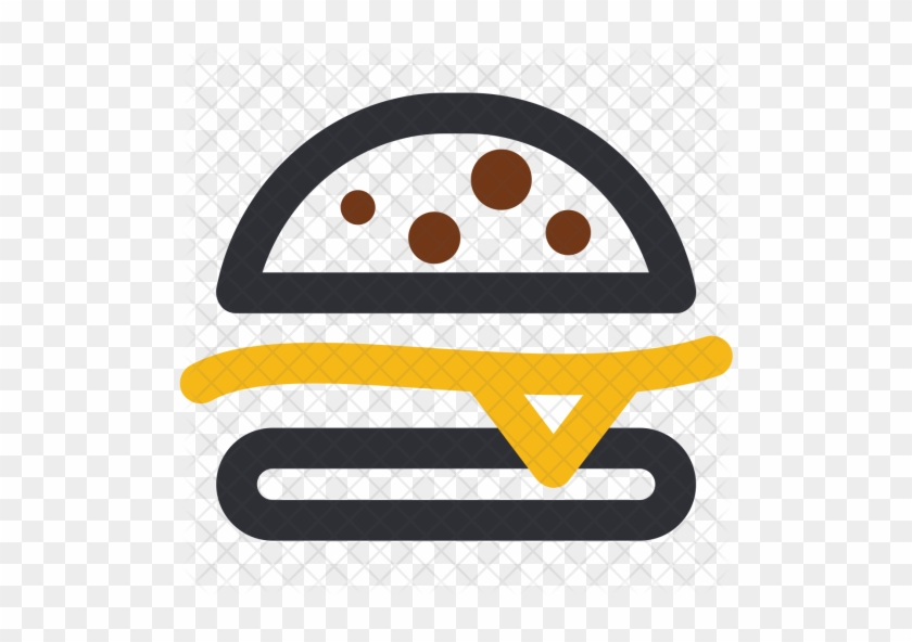 Burger, Fast, Food, Eat, Breakfast Icon - Circle #1322977