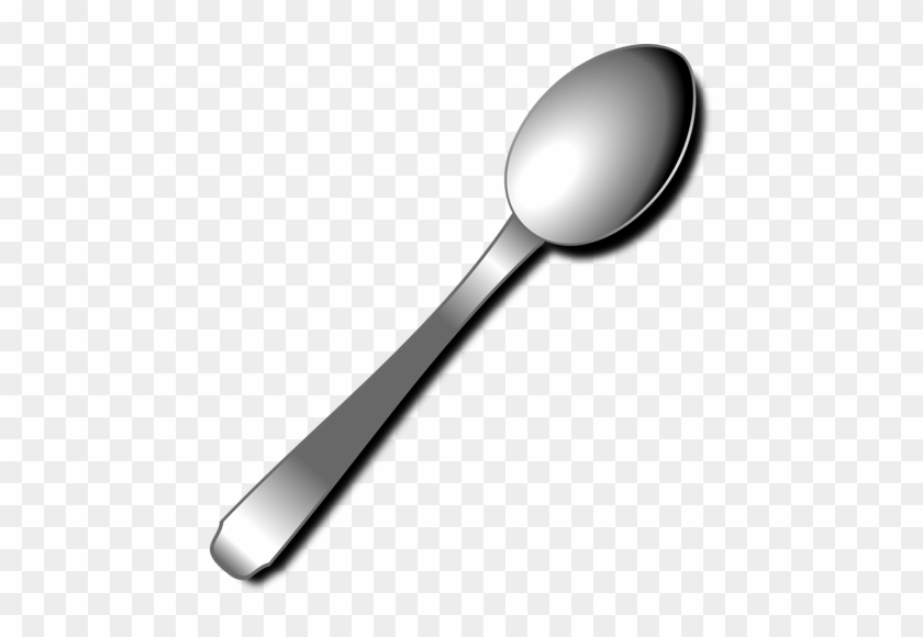 Spoon Clipart Metallic - Spoon Clipart #1322999