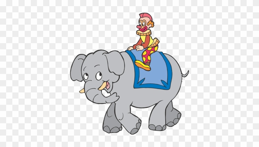 Elegant Circus Elephant Clipart Circus Elephant S Elephant - Cartoon Clown Elephant #1323087