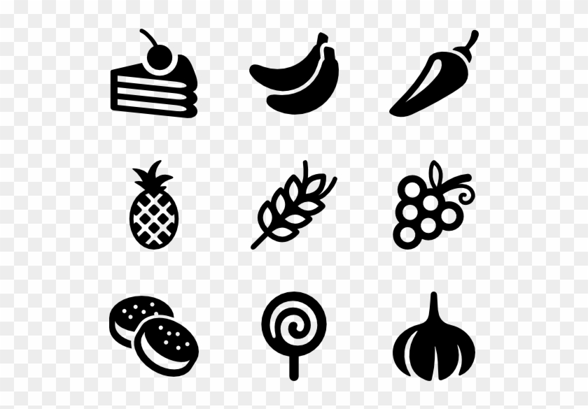 Food And Drink 50 Icons - Fruits Vegetables Icon #1323119