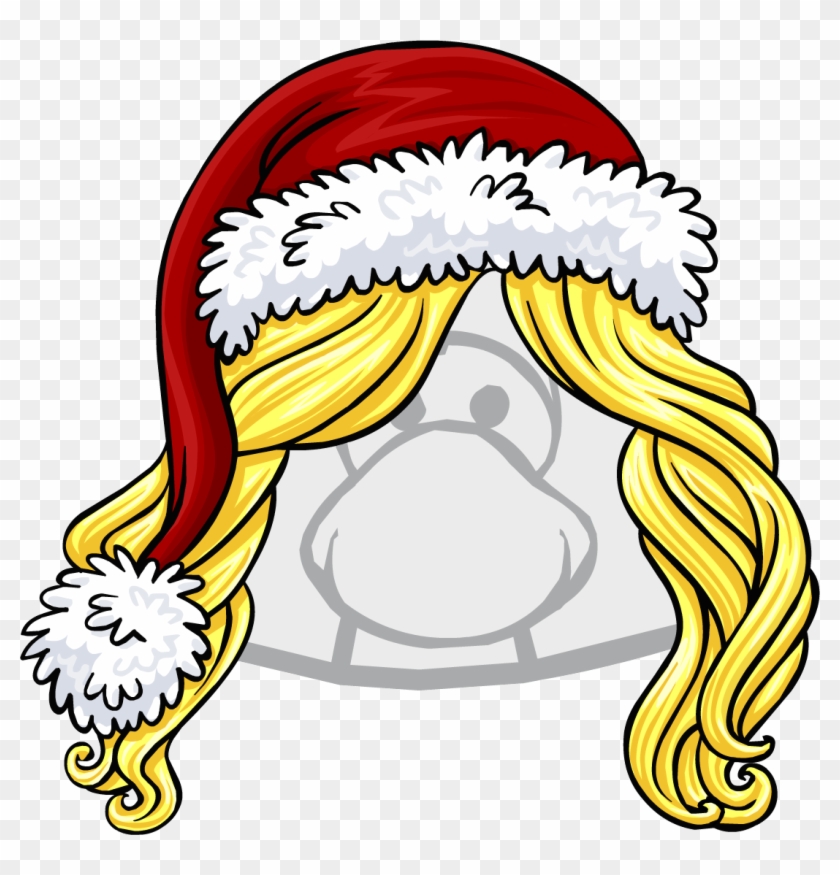 Drawn Santa Hat Club Penguin - Club Penguin The Flip #1323165