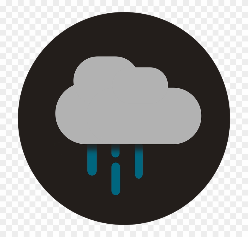 Rain, Icon, Flat, Flat Design, Weather, Storm, Clouds - Covent Garden #1323179