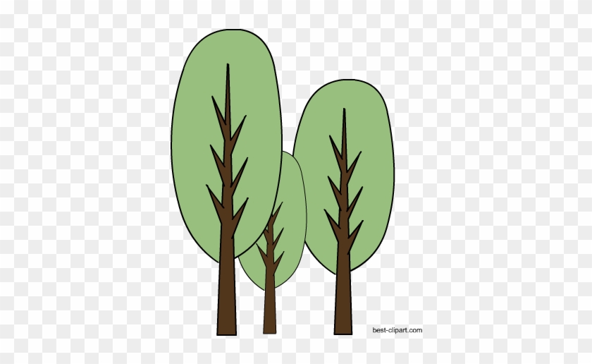 Tall Trees Free Clip Art - Clip Art #1323291