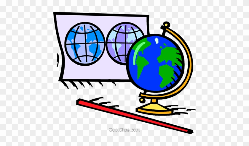 Maps And World Globes Royalty Free Vector Clip Art - Circle #1323314