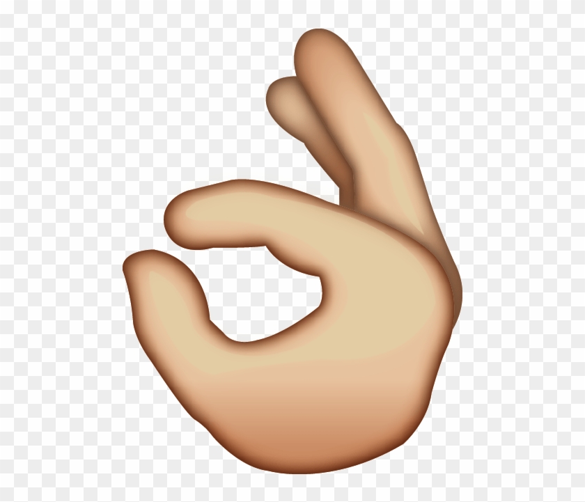 Ok Emoji - Ok Hand Emoji Png #1323348