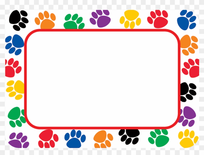 Paw Print Name Tag #1323391