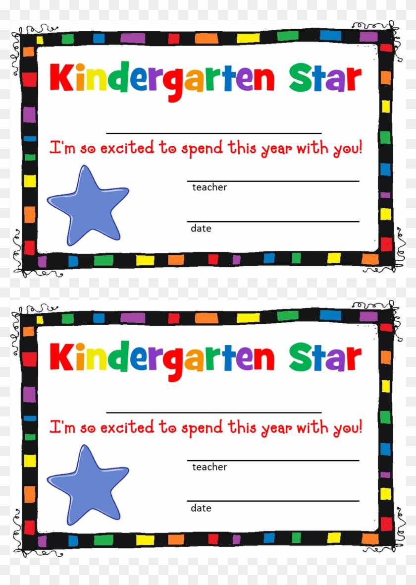 Kindergarten Border Clip Art - Borders Design For Kindergarten Certificates #1323396