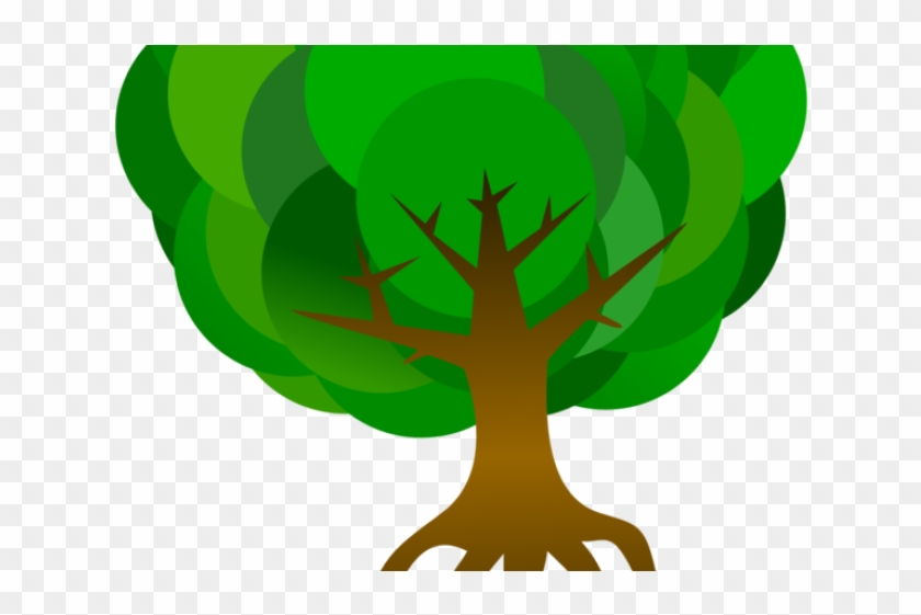 Cartoon Tree Roots - Tree With Roots .png #1323401