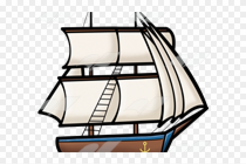 Ship Clipart Old Fashioned - Sail #1323450
