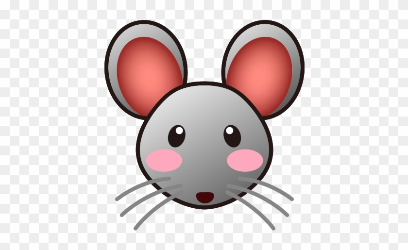 Mouse Face Emoji - Clip Art #1323472