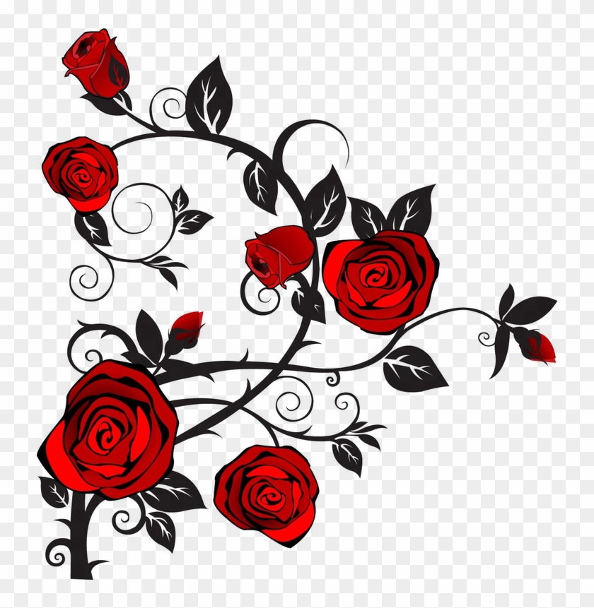 More Information - Climbing Rose Clip Art #1323596
