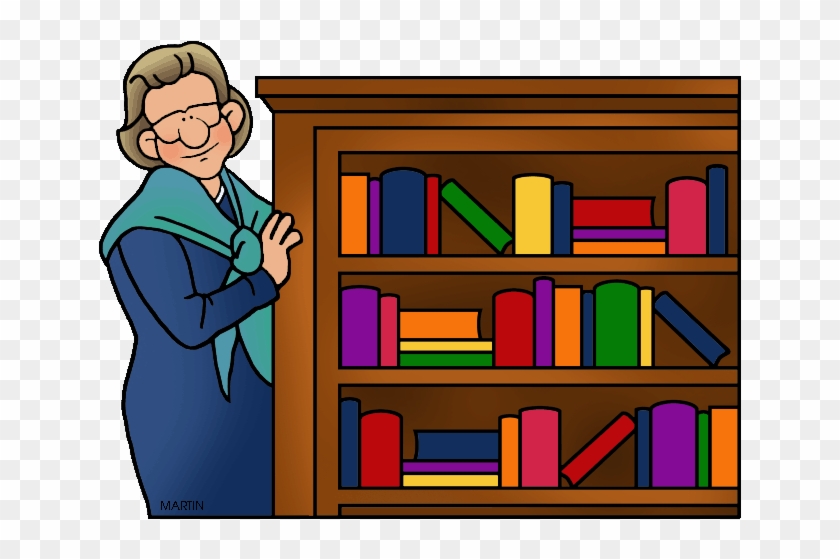 Free Clip Art By Phillip Martin - Librarian Cliparts #1323612