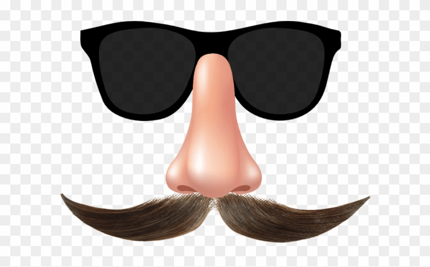 Mustache And Glasses Transparent Background - Mustache And Glasses Png #1323615