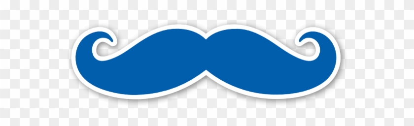 Mustache Blue - Novembro Azul Bigode Png #1323624