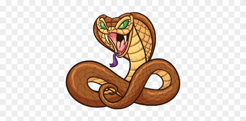 Serpent Clipart Mean - Cartoon Snakes #1323692