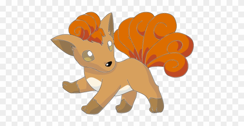 Pokemon Clipart Red Orange - Pokemon Vulpix #1323710