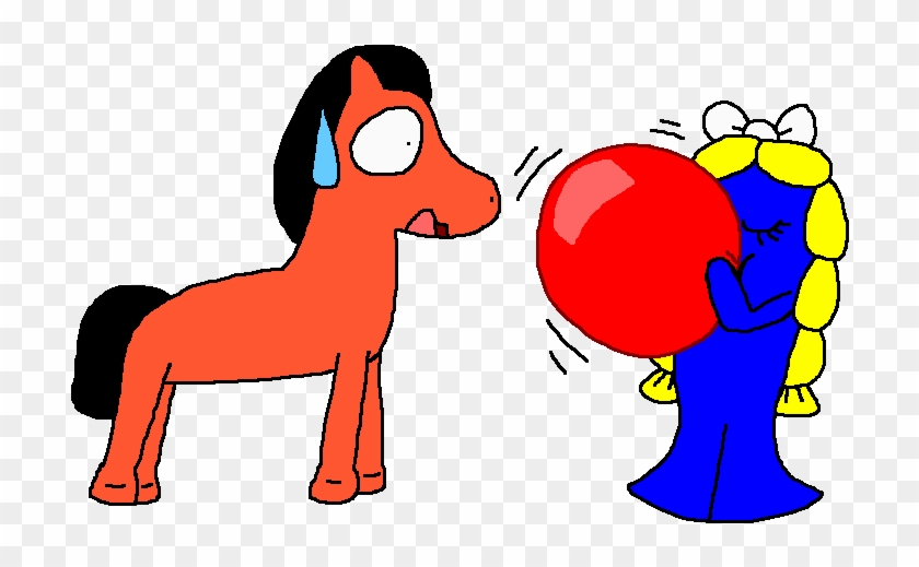 Pokey Appreciates Goo Blowing Red Balloon By Pokegirlrules - Cartoon #1323850