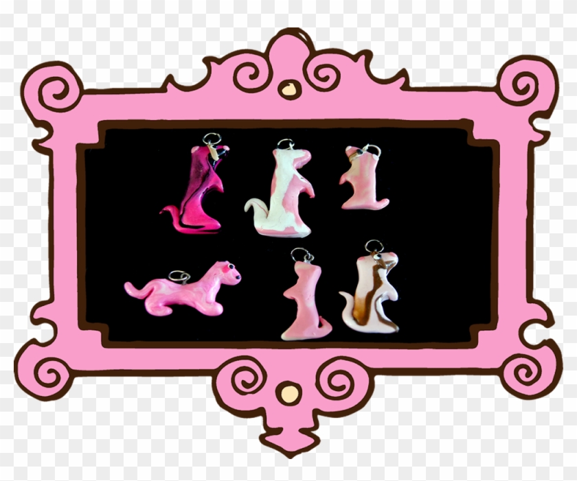 Pink Ferret Sticker - Frame Clipart #1323870