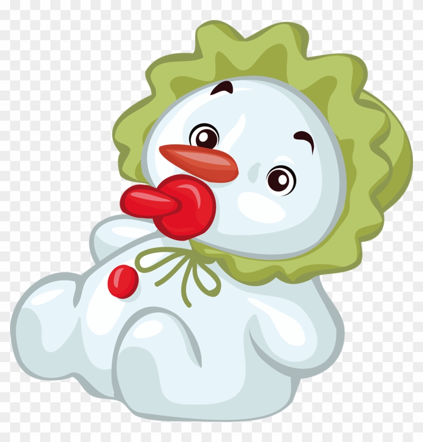 Снеговик Малыш - Снеговики - Картинки Png - Галерейка - Baby Snow Man Art #1323890