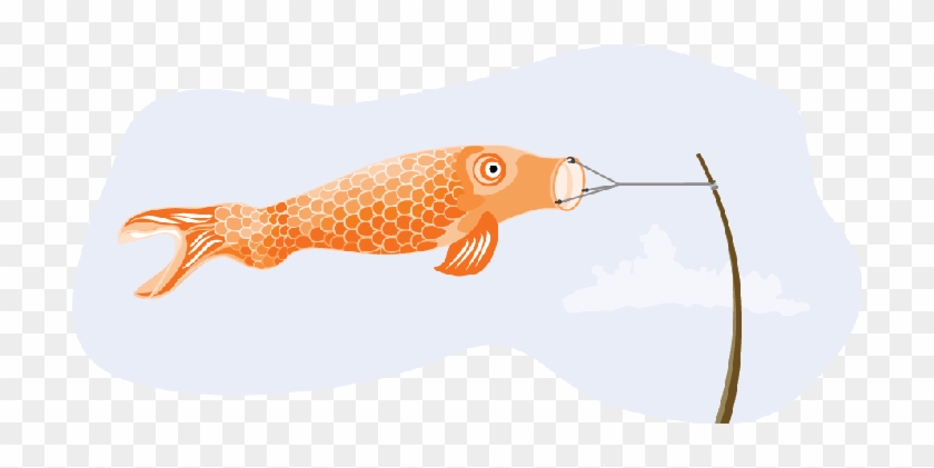 Japanese Fish Kite - Fish Kite Clipart #1323913