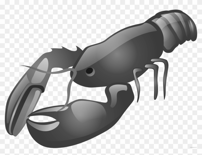 Lobster Animal Free Black White Clipart Images Clipartblack - Lobster Clipart #1323941