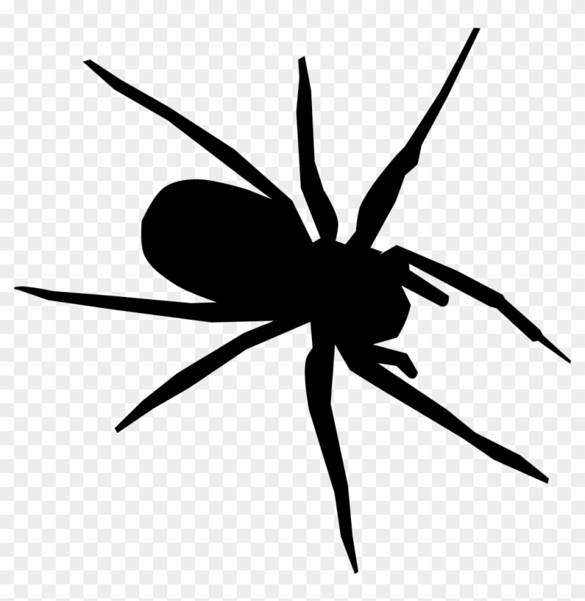Arachnid Clipart Printable - Transparent Spider Silhouette #1323961