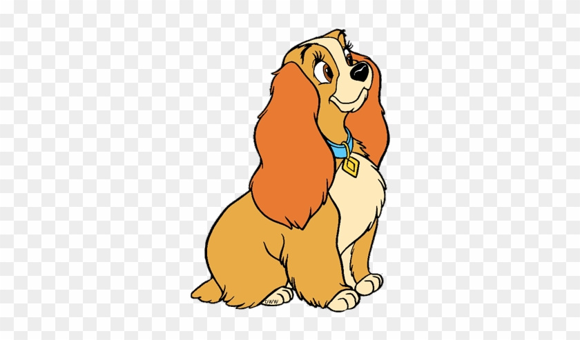 Puppy Clipart Lady And The Tramp - Lady And The Tramp Clip Art #1324019