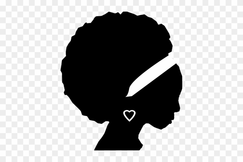 Silhouette Of African American Woman #1324168