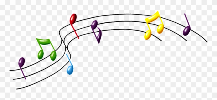 Pin Music Notes Clipart Colorful - Music Notes Transparent Background Png #1324172