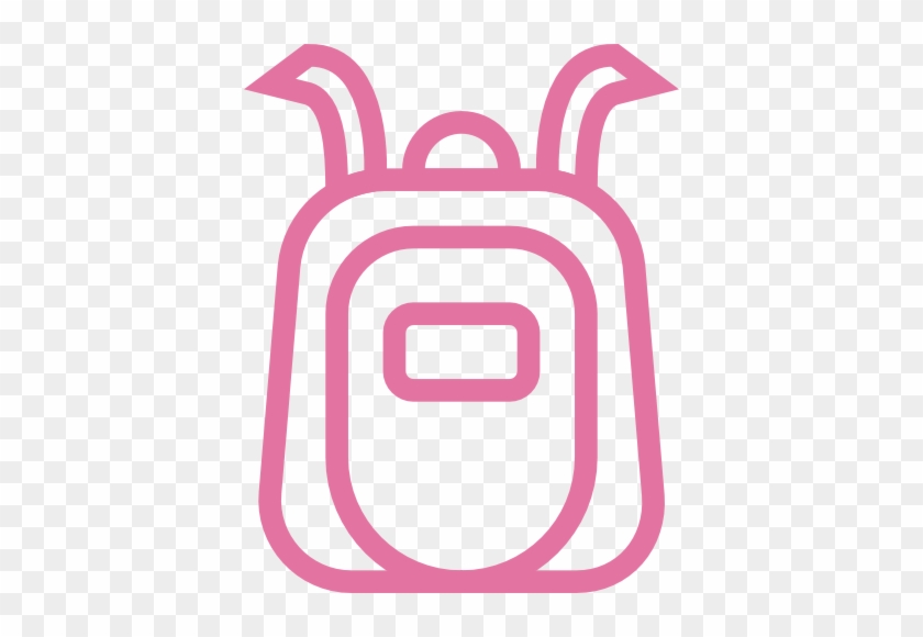 Backpack Clipart Pink Backpack - Icon Purple Backpack Png #1324192