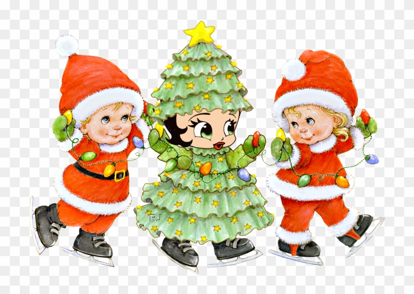 Ruth Morehead Artist ~ Children In Christmas Costumes - Morehead #1324274