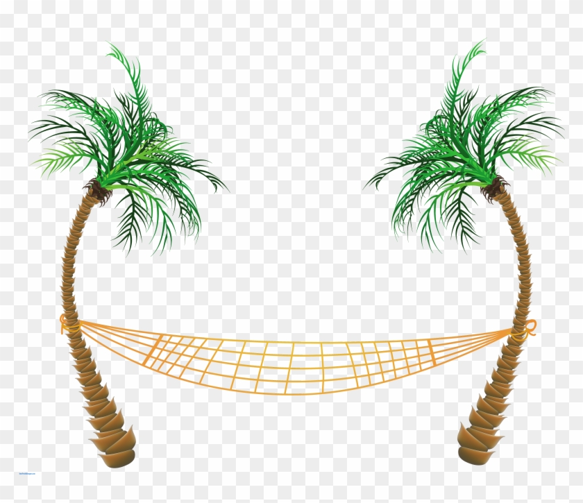 Pin Palm Tree Christmas Tree Clip Art - Palm Trees Hammock Art #1324463