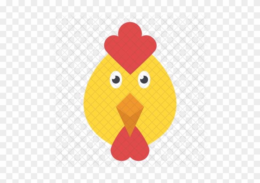 Rooster Head Icon - Rooster #1324481
