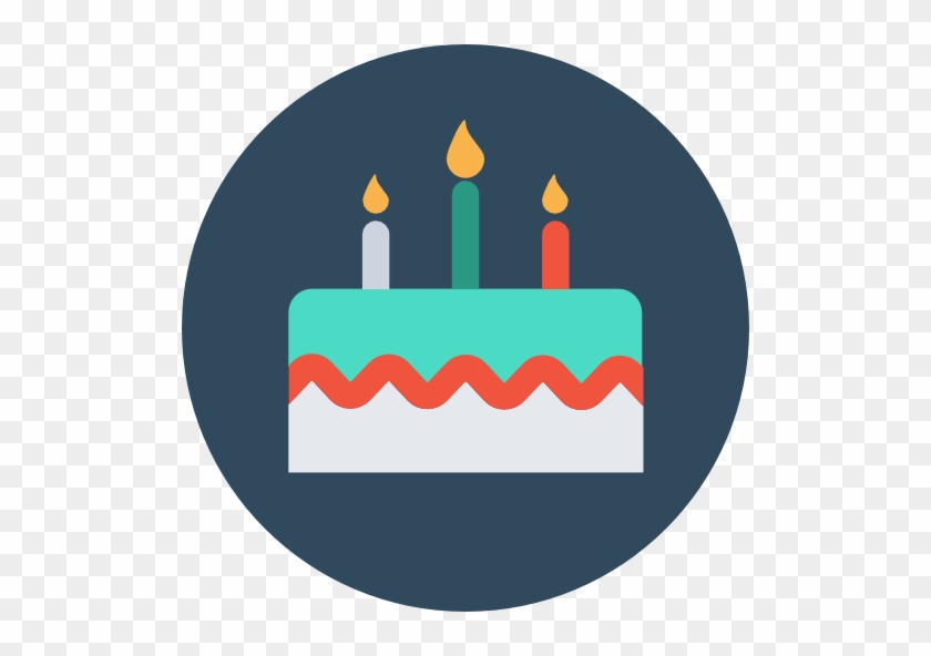 Birthday Cake Free Icon - Birthday #1324555