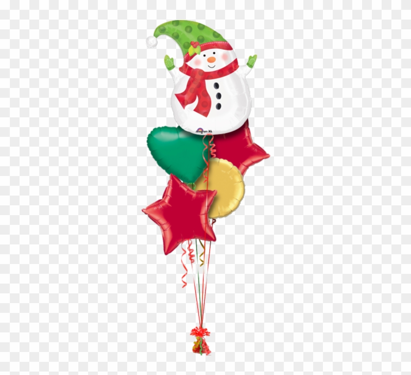 Jolly Christmas Snowman Christmas Balloon - 18 Shape Winter Snowman #1324557