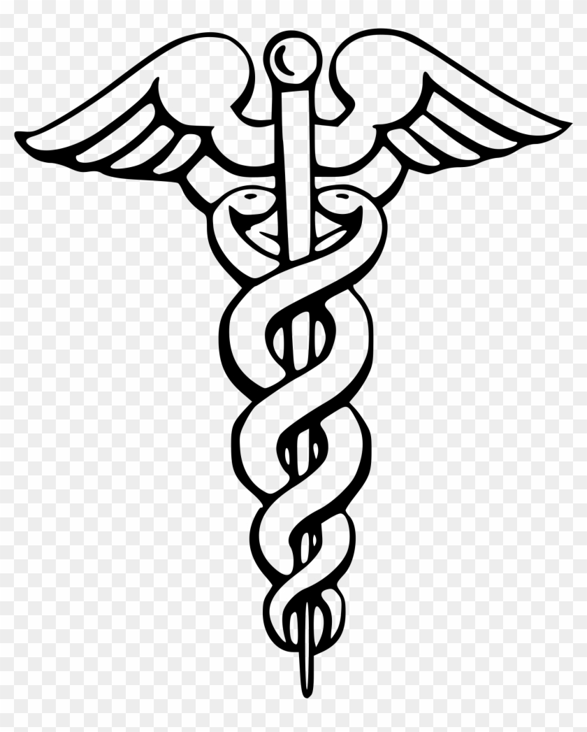 Nursing Symbol Clip Art - Medical Caduceus #1324573