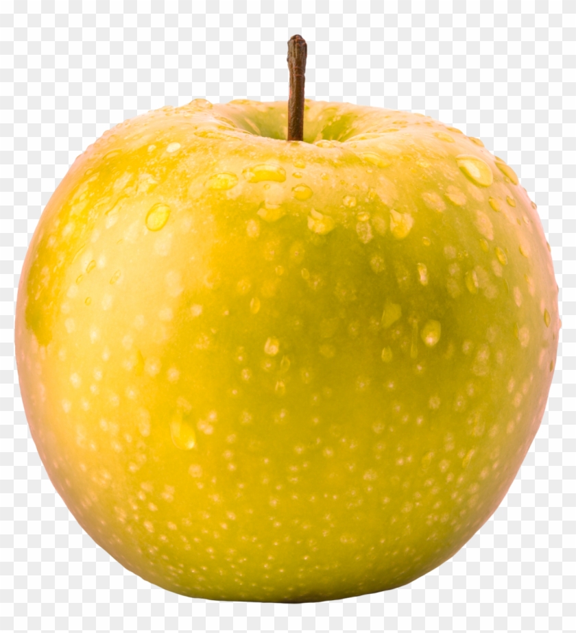 Golden Apple On A Transparent Background - Yellow Apple No Background #1324670