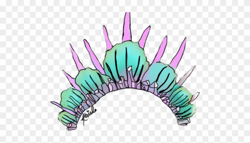 Crown Clipart Mermaid - Illustration #1324683