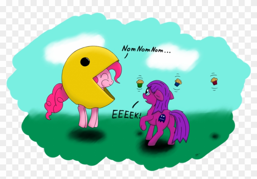 Pacman Pie And Scaredy Ghost By Sesambrot - My Little Pony Pacman #1324725
