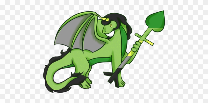 Aromantic Aromantism Dragons Green Dragon Digital Art - Cartoon #1324868